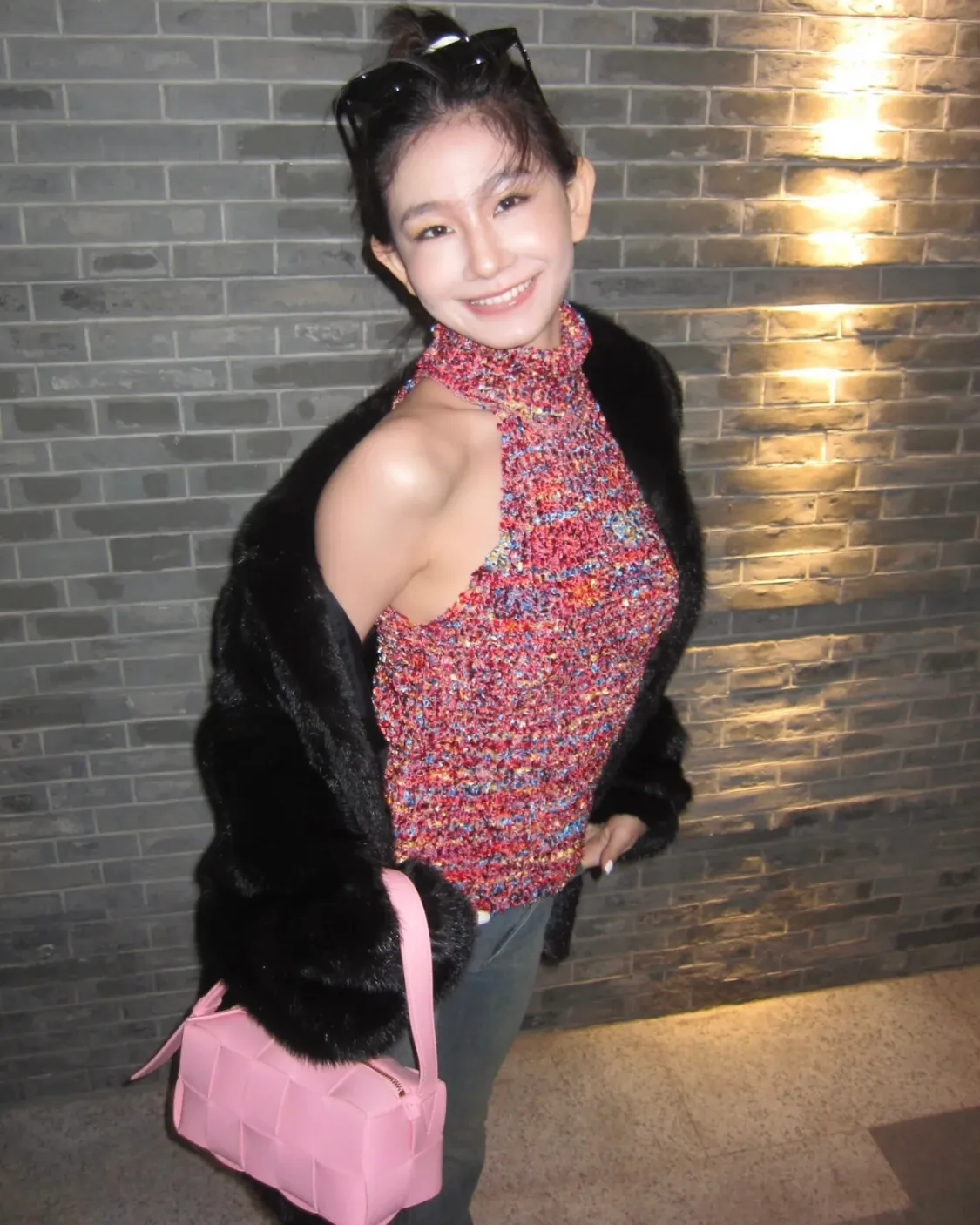 This is one of the rare pink bags that is not tacky.